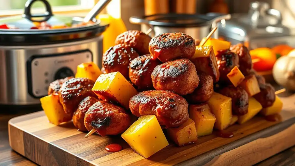 pineapple hamburger skewers recipe pineapple hamburger skewers recipe