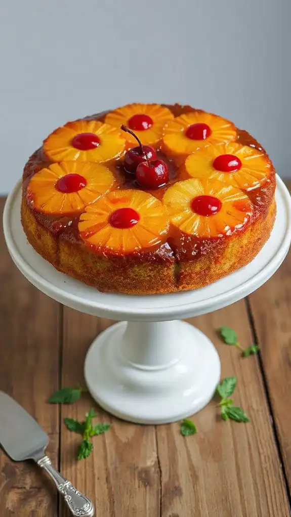 pineapple upside down cake recipe