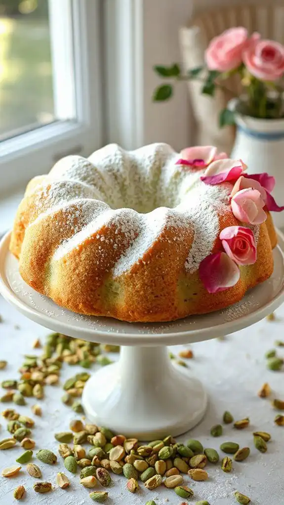 pistachio and rose cake pistachio and rose cake