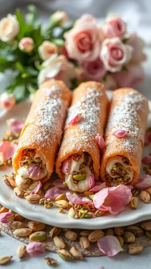 pistachio flavored rose dessert pistachio flavored rose dessert
