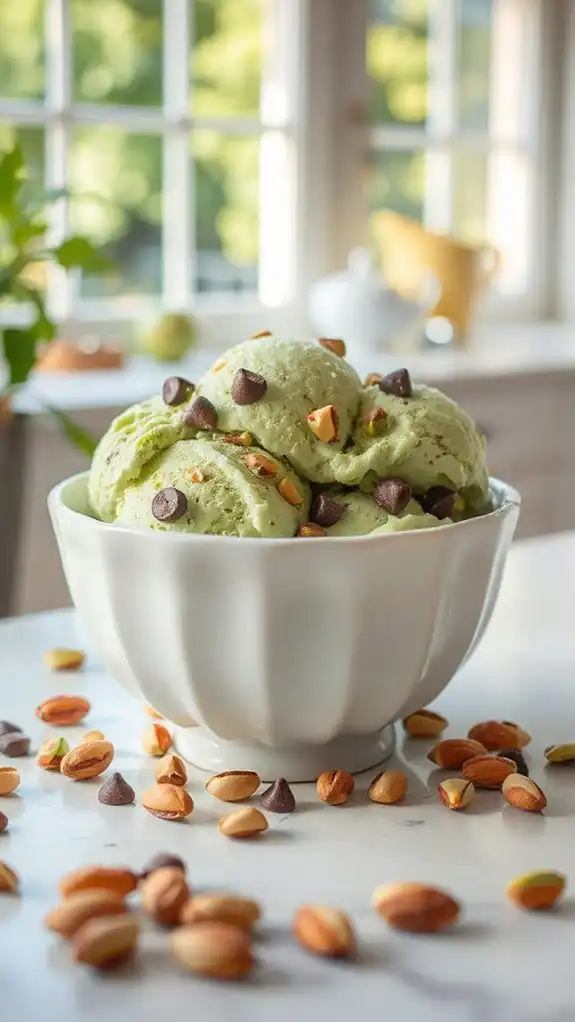 pistachio mint chip delight