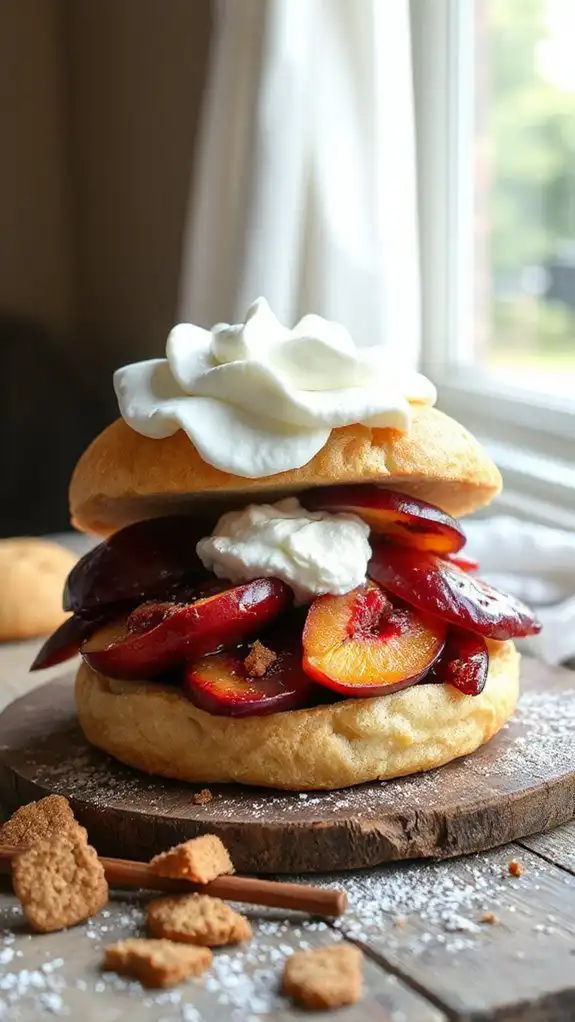 plum ginger dessert recipe