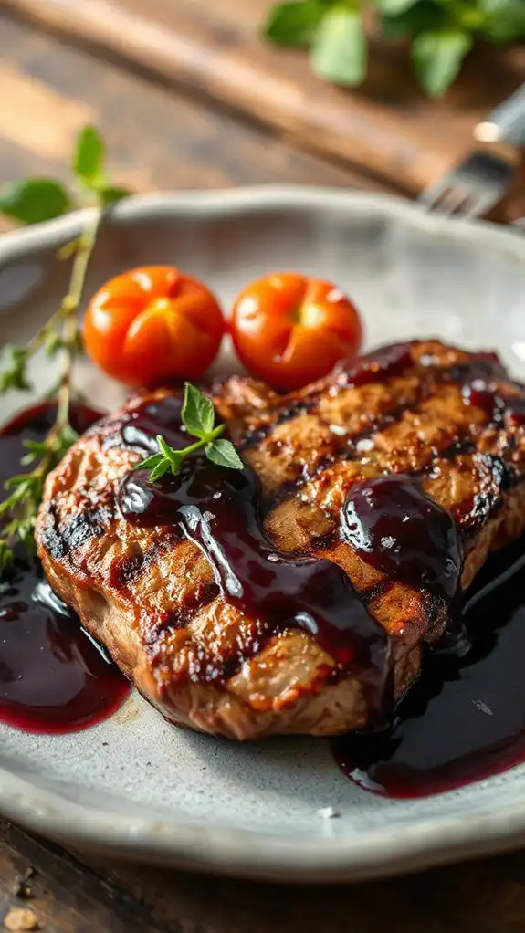 plum wine sauce for steak