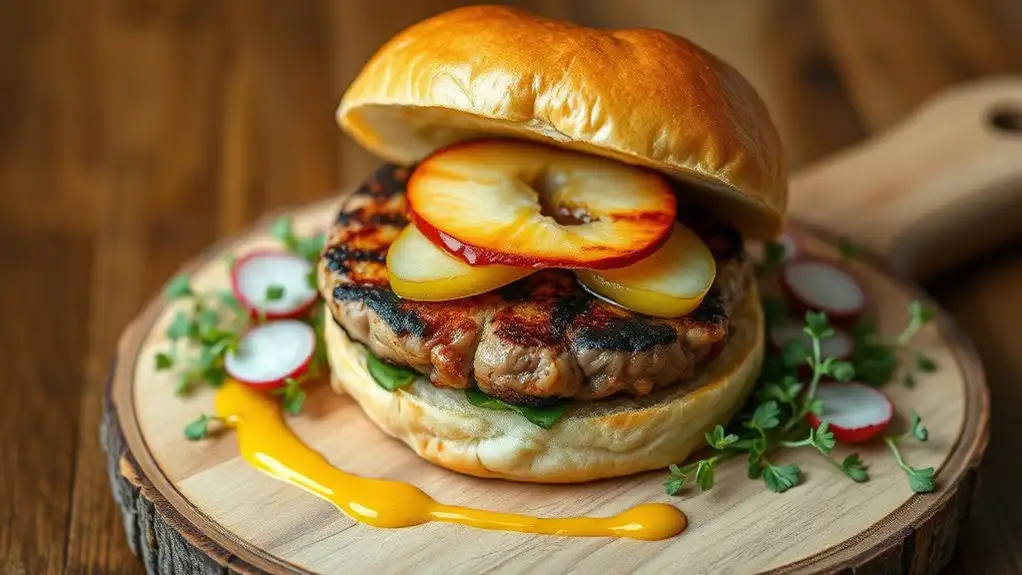 pork apple burger recipe