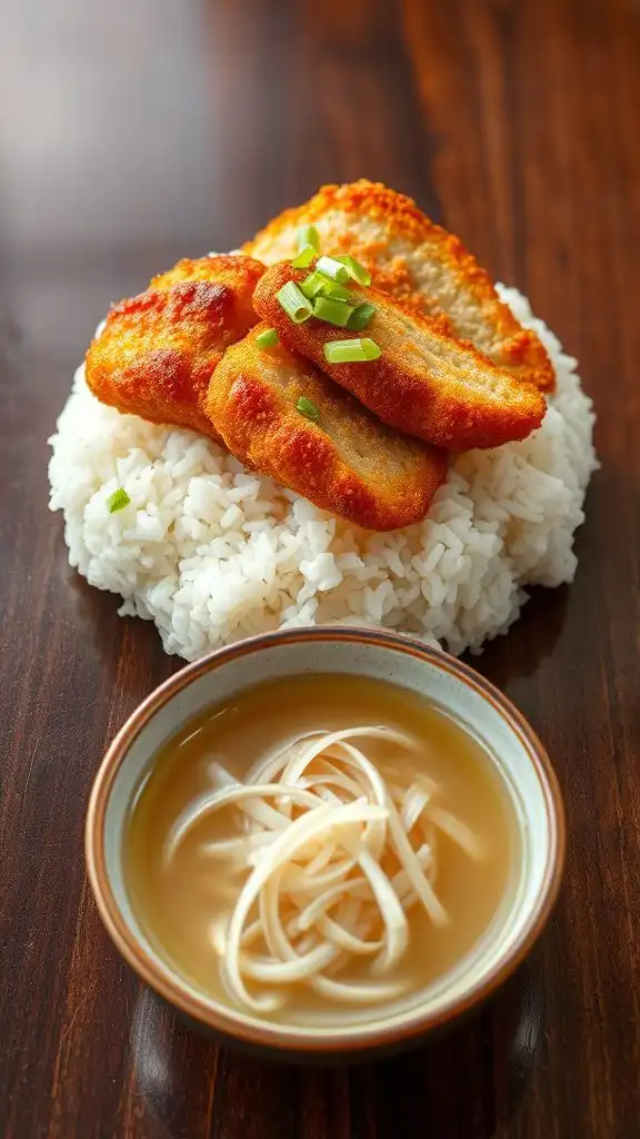pork cutlet rice bowl