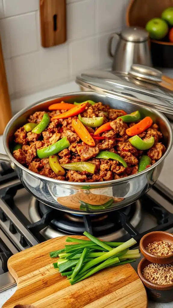 pork stir fry with spice
