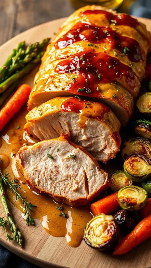 pork tenderloin with glaze