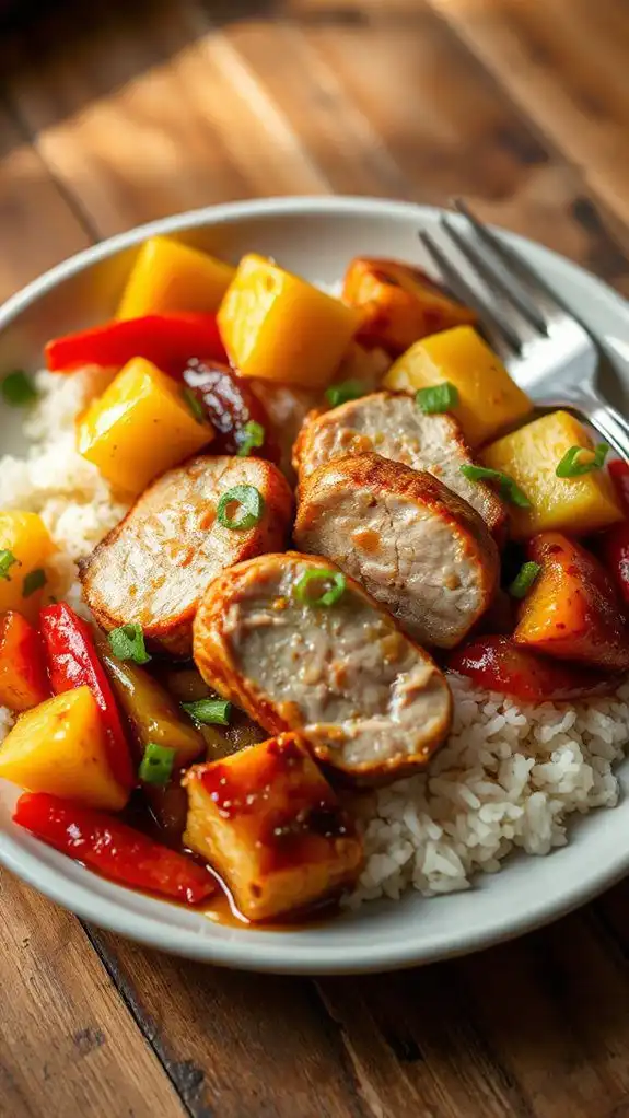 pork tenderloin with sweet sour flavor