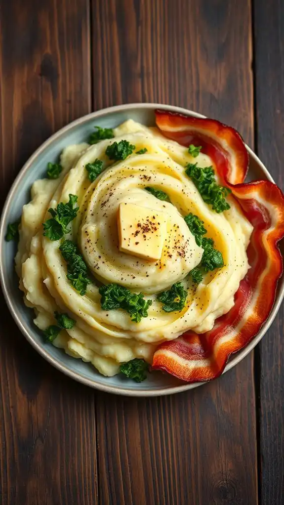 potato and kale dish