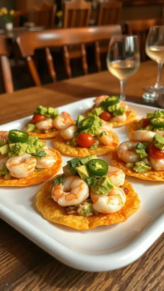 prawn avocado tostadas recipe