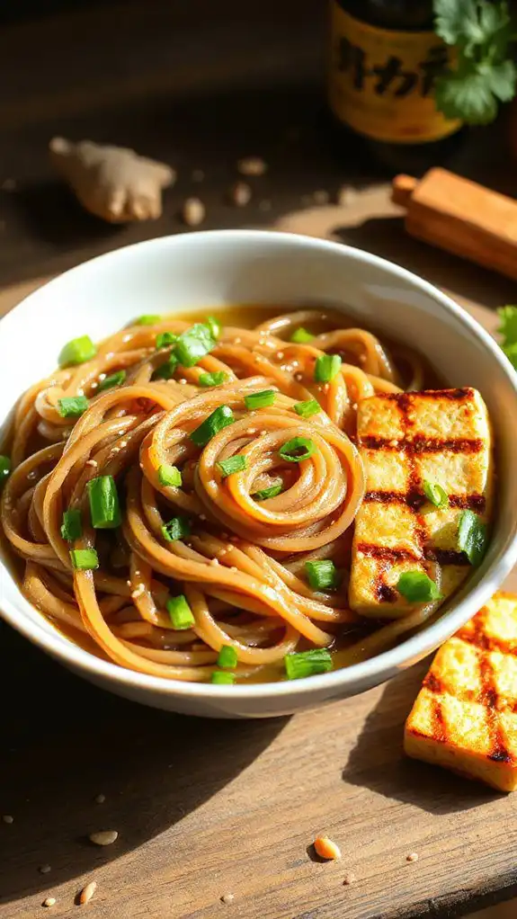 prepare the soba noodles