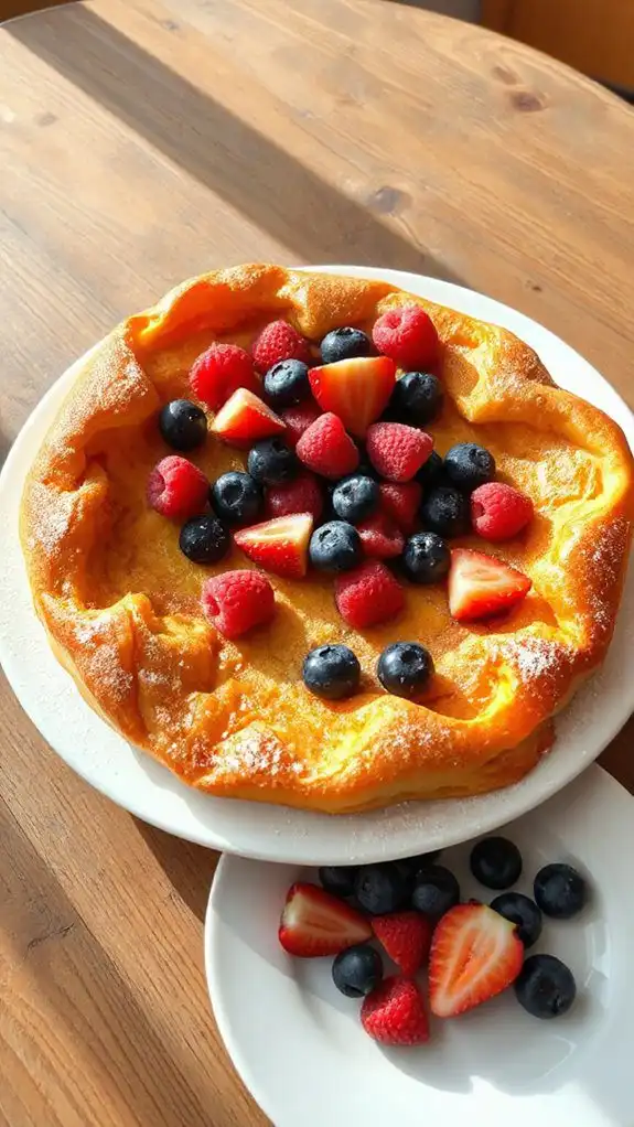 puffy oven baked pancake treat