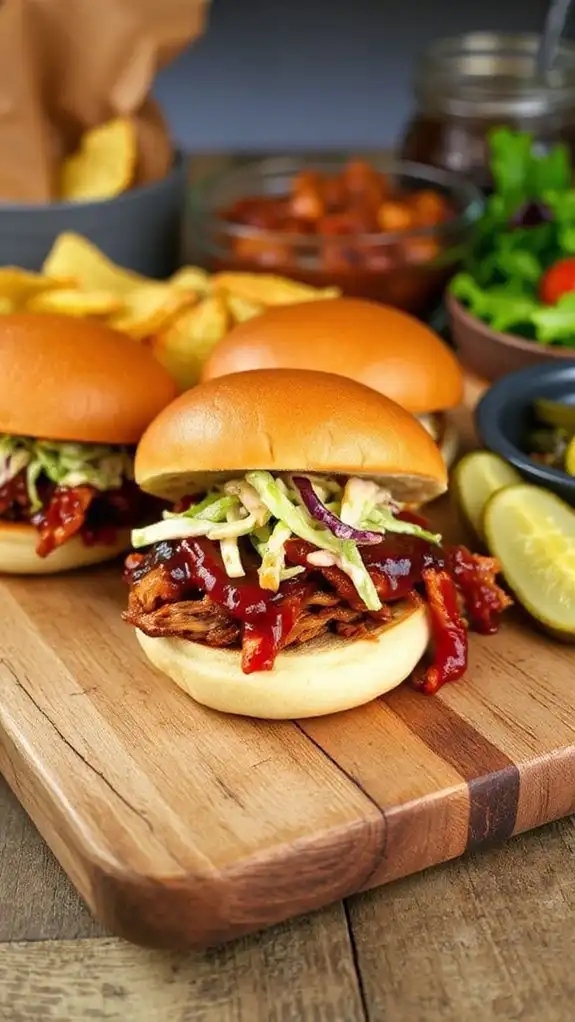 pulled pork sandwich delight