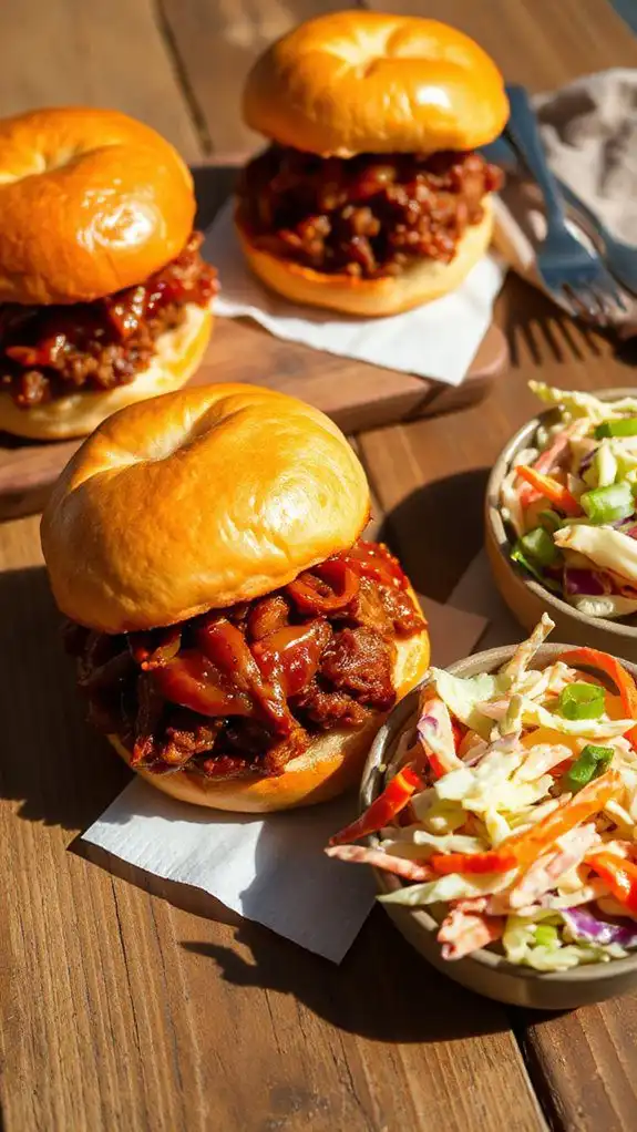 pulled pork sandwich delight