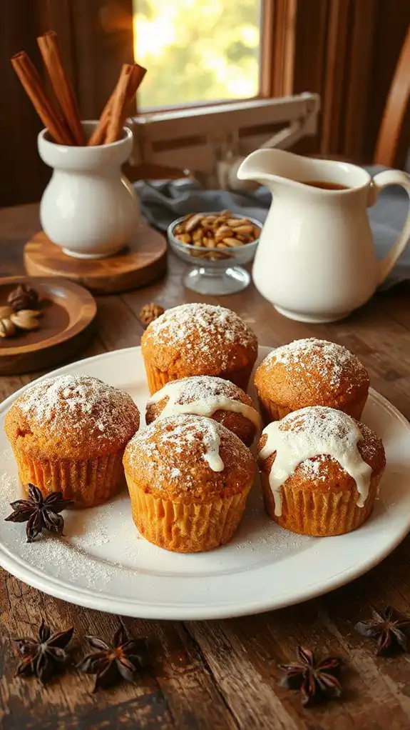 pumpkin spice low carb muffins