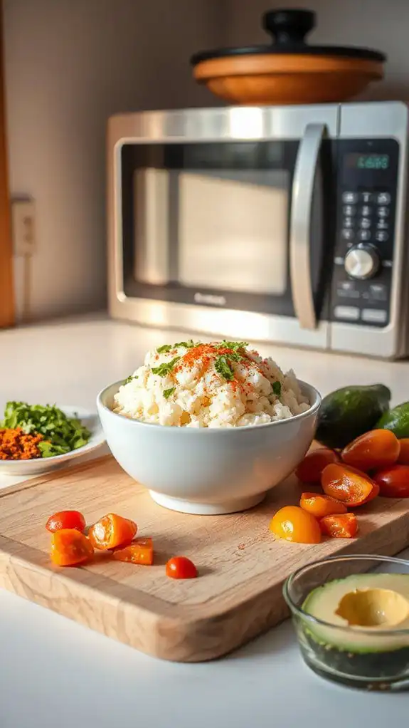 quick and easy cauliflower rice