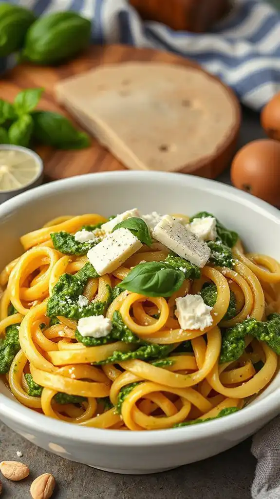quick and easy pesto pasta quick and easy pesto pasta