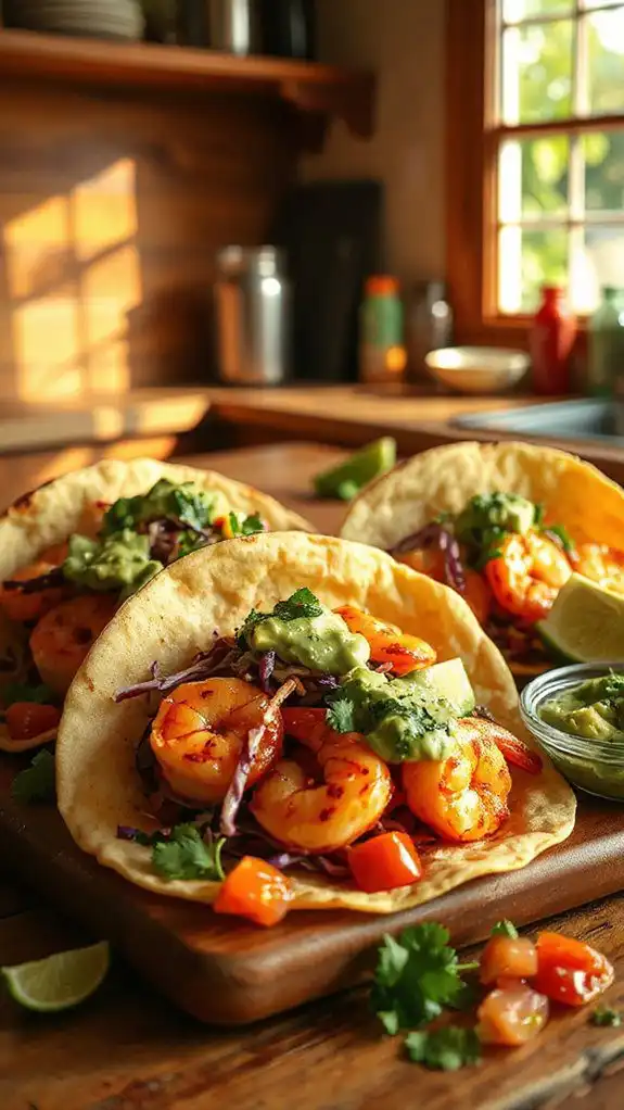 quick and flavorful shrimp tacos