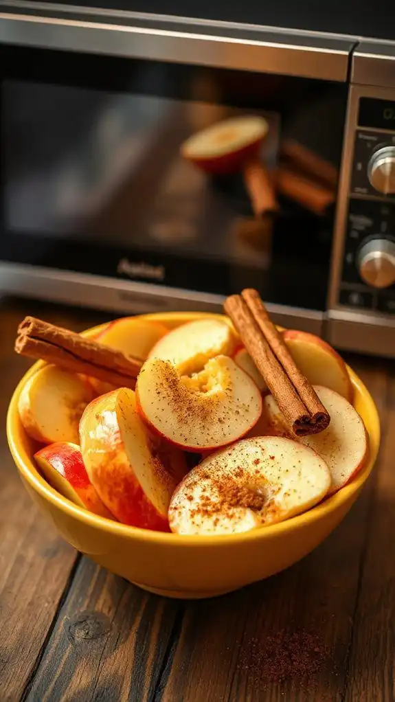 quick apple cinnamon treat