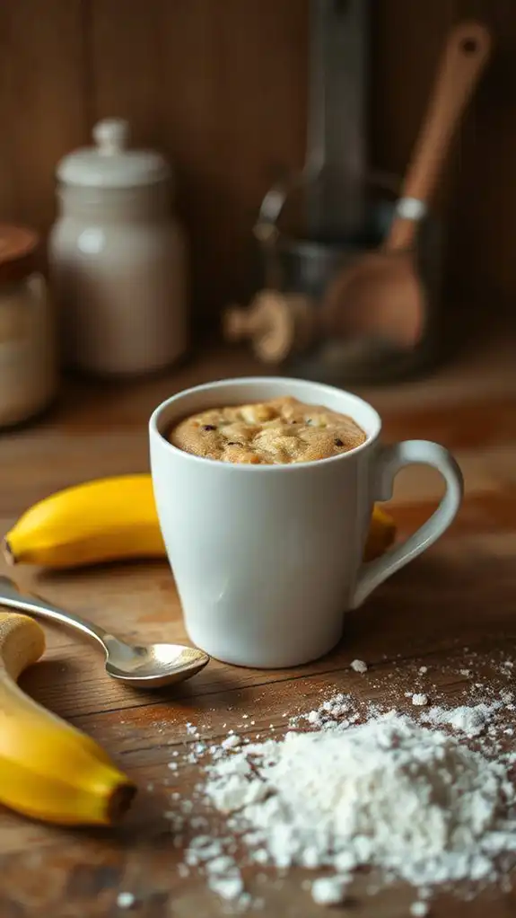 quick banana mug treat