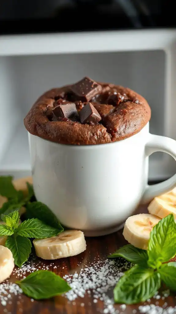quick chocolate banana treat