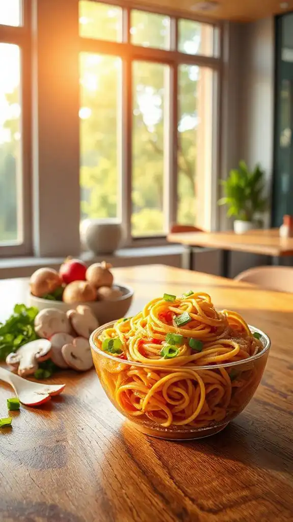 quick convenient noodle meal