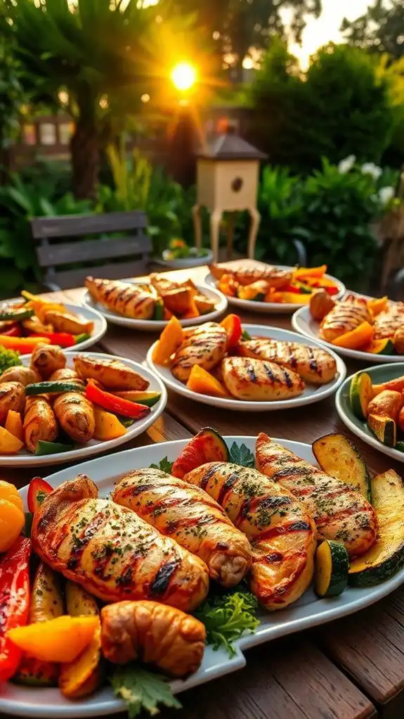 quick grilled chicken dinners