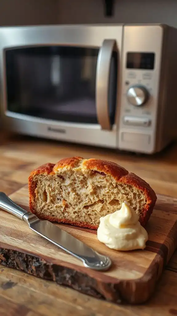 quick microwave banana bread