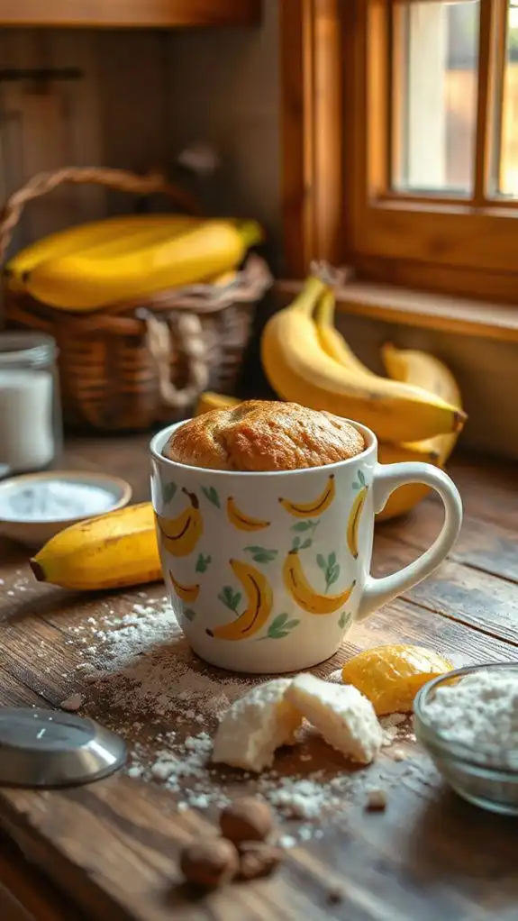 quick microwave banana bread
