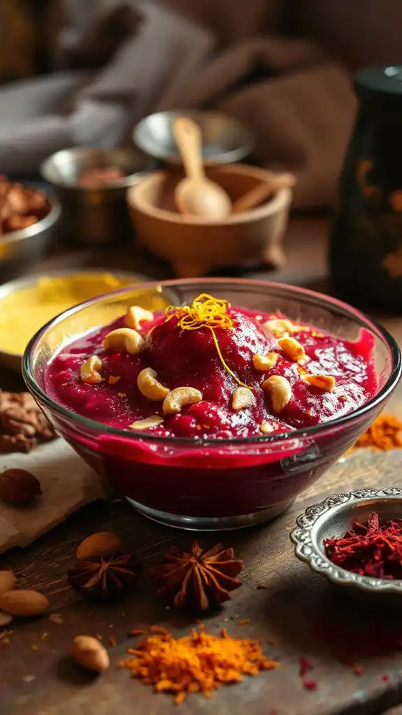 quick microwave beetroot dessert