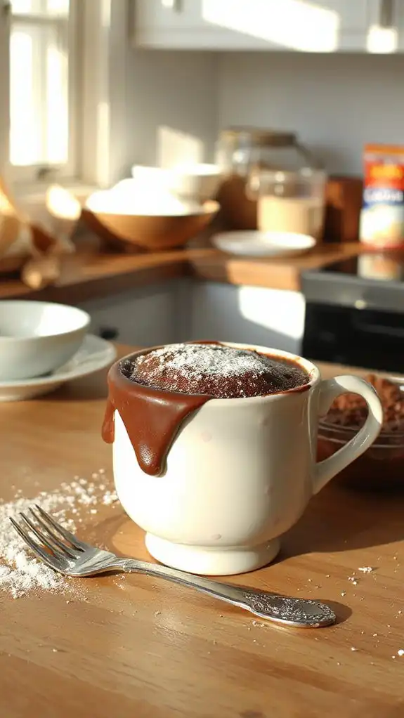 quick microwave brownie recipe