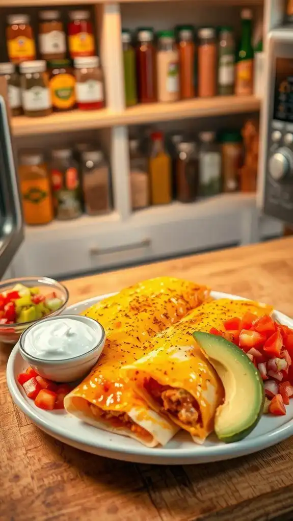 quick microwave enchiladas recipe