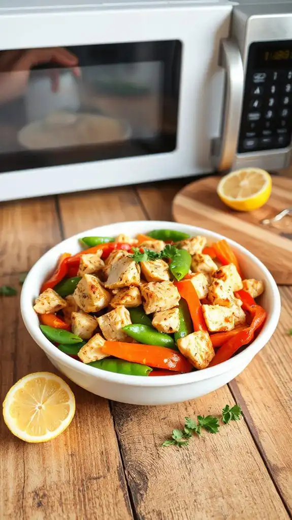 quick microwave meal preparation