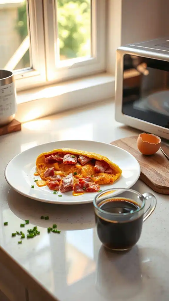 quick microwave omelet recipe