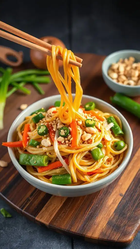 quick microwave pad thai