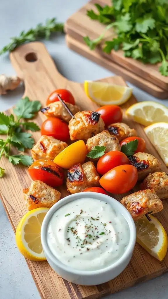 quick microwave skewers recipe