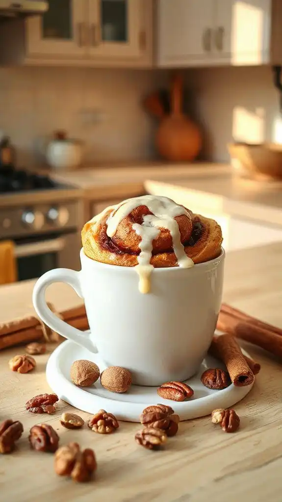 quick mug cinnamon treat