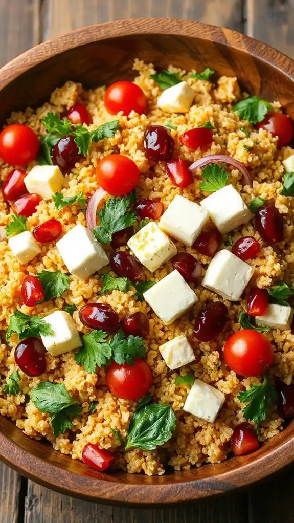 quick nutritious bulgur salad