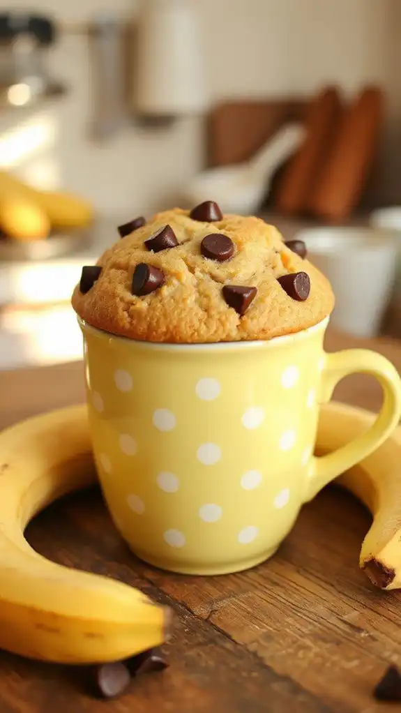 quick peanut butter muffin