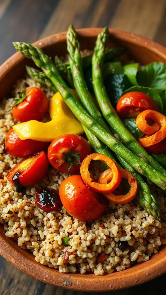 quick quinoa vegetable meal