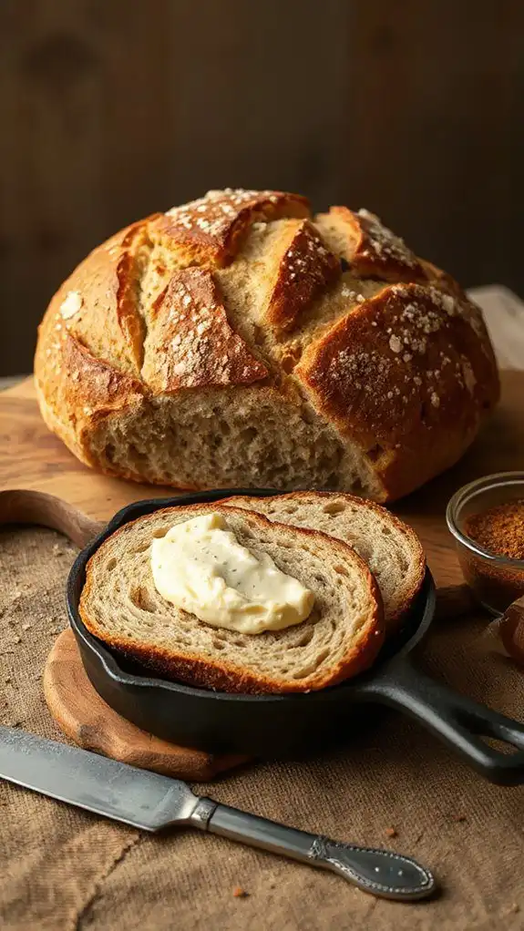 quick rustic rye bread