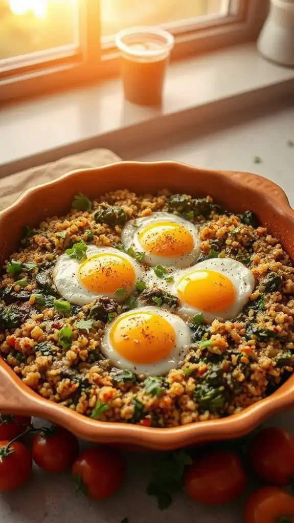 quinoa and egg casserole