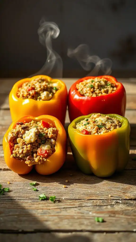 quinoa and turkey peppers