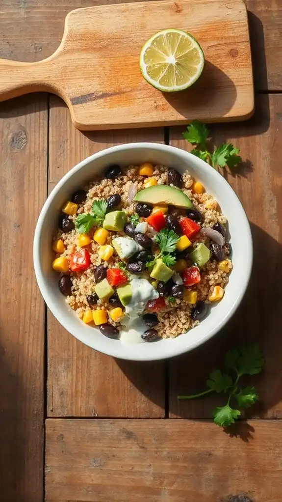 quinoa black bean salad