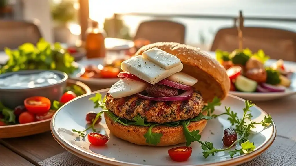 quinoa burgers with mediterranean flavors quinoa burgers with mediterranean flavors