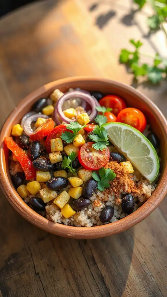 quinoa burrito bowl recipe
