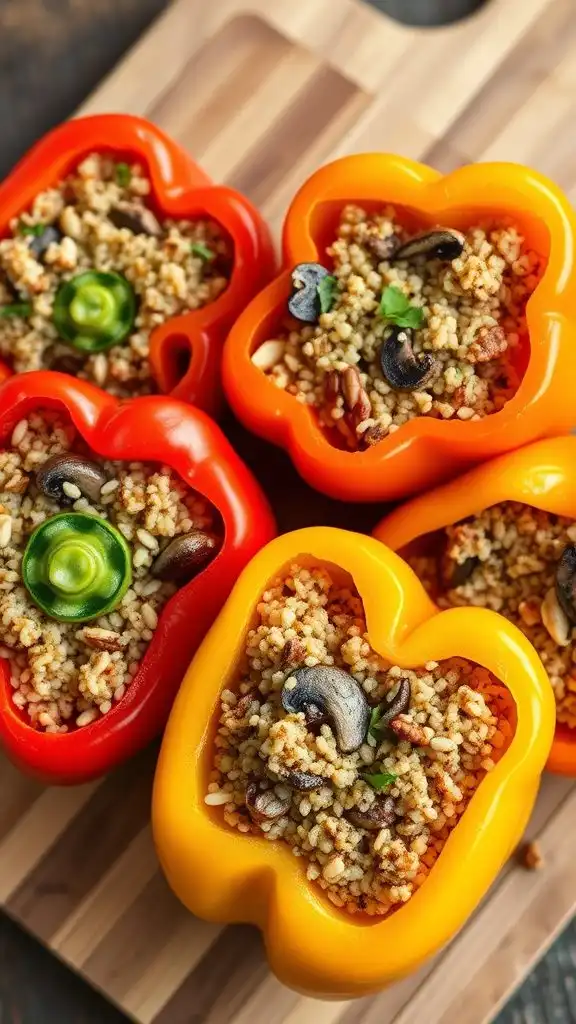 quinoa stuffed bell peppers recipe