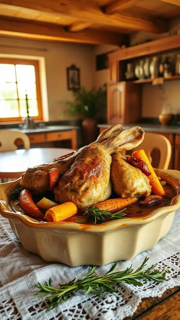 rabbit cooked in white wine rabbit cooked in white wine