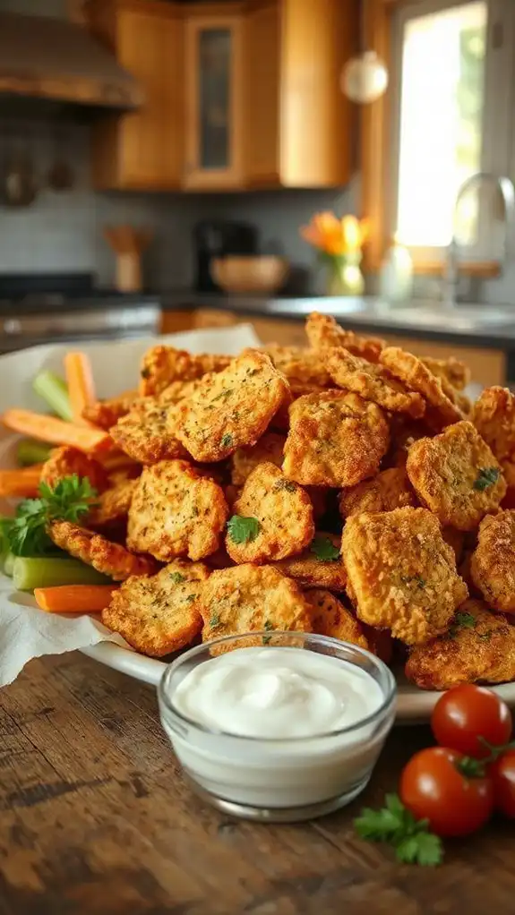 ranch flavored chicken snacks