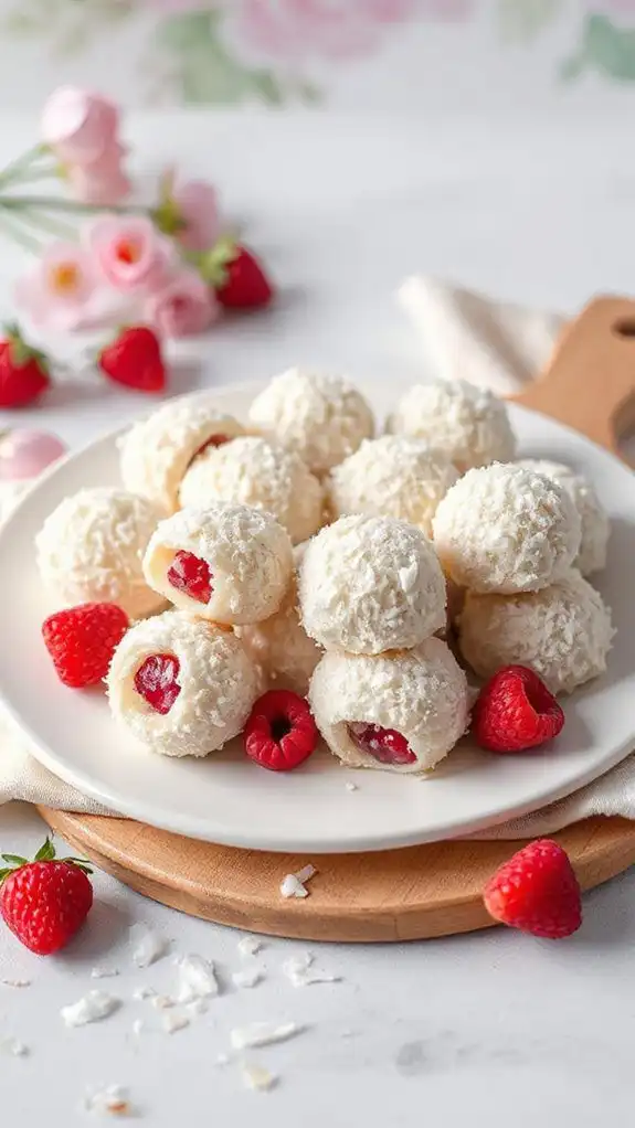 raspberry almond energy snacks